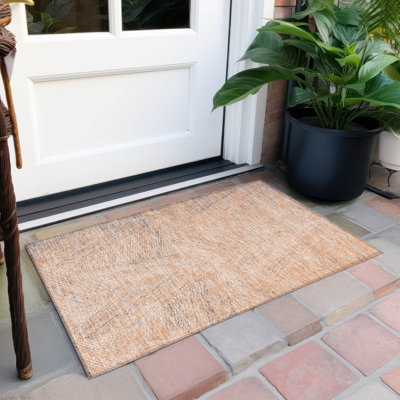 Chayden ACN991 1'8" x 2'6" Machine Washable Grey Indoor/Outdoor Area Rug
