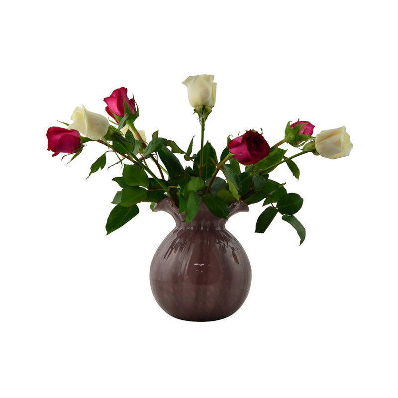 Vase en verre 8 po
