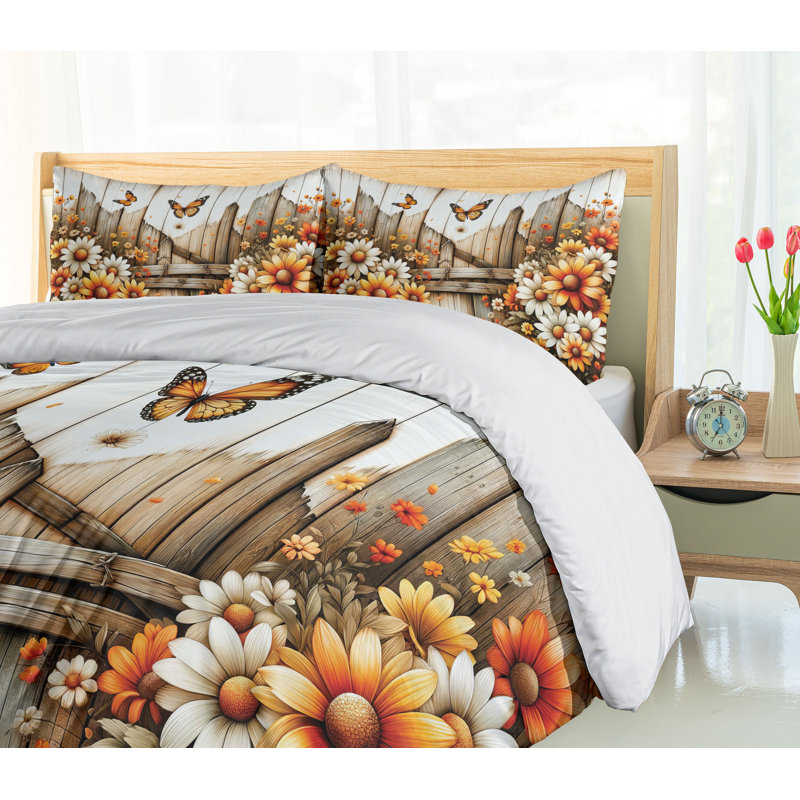 Rustic Duvet Cover, Queen Duvet Cover + 2 Standard Shams