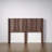Modern Style Farmhouse Wood With Headboard King Size 80.2 In Wide Wall Mounted Fluted Panel Wingback