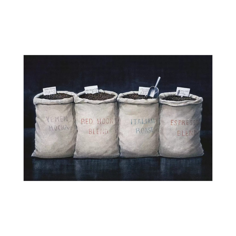 Coffee Sacks by Lincoln Seligman - Wrapped Canvas Painting, 66.04 cm H x 45.72 cm W x 3.175 cm D