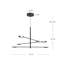 Rotaire 3 - Light LED Chandelier