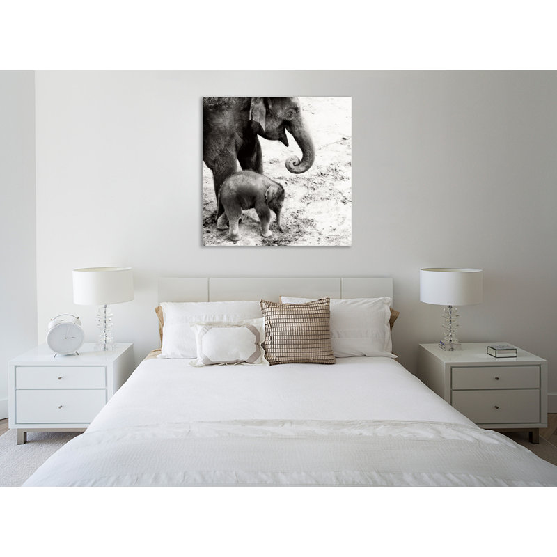 "Mère et fille", toile tendue par Debra Van Swearingen, H 18 po x l 18 po x P 1,5 po