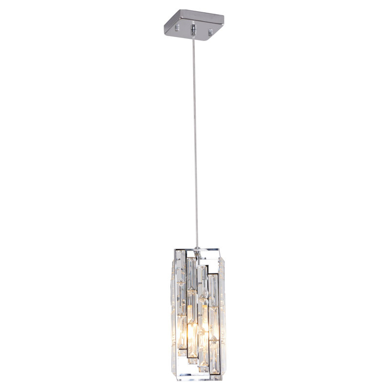 Luminaire suspendu moderne en cristal avec luminaire suspendu pour îlot de cuisine / salon (ensemble de 3)