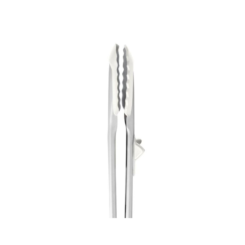 Silicone Tip Top Tongs - Light Aqua, White