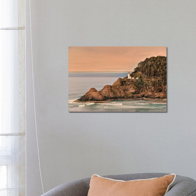 Heceta Head Lighthouse 1 Piece Wrapped Canvas Painting