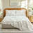 100% Cotton Sheet Set Queen Size – 4-Piece Vintage Green Floral Bedding Set, Soft Breathable Percale Weave, Deep Pocket Fitted Sheet 17.5", Crisp Cool Feel, Refined Botanical Elegance-123314856-123314862