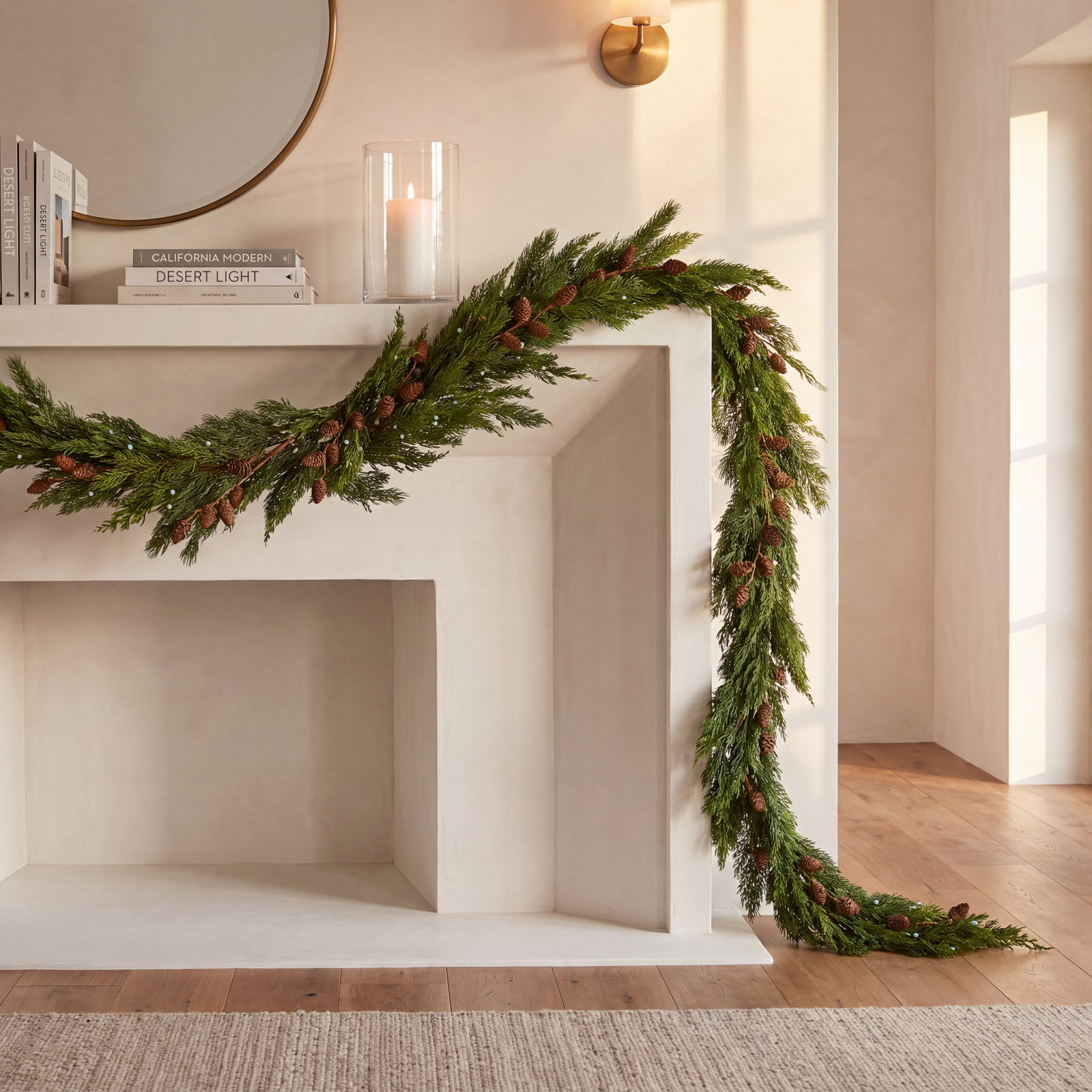 69" Juniper Christmas Garland