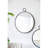 Iron Frame Vertical Round Mirror