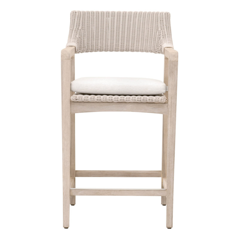 Tabouret de bar 28 po avec coussin Kettil