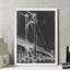 Pont de suspension blueprint i-reproduction de photo encadrée-1391310473-1391310477