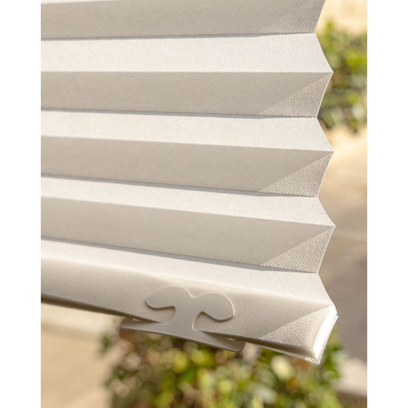 Light Filtering Temp Shades Cordless Semi Sheer Pleated Shade, 48"W x 72"L