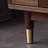 All Solid Wood Simple Black Walnut Accent Chest