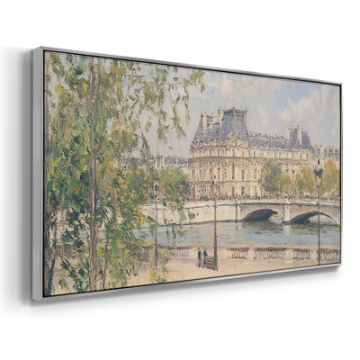 Série paysage - Lxxxiv - Toile tendue avec châssis encadré - Prêt à être accroché