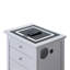 Table de chevet 3 tiroirs Hammond G5490-N2-SMART Blanc