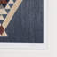 Tapisserie bleue II, reproduction d'art encadrée à la main avec passe-partout en verre-813354029