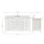 Ensemble de meuble-lavabo simple 60 po Blazier-1218162159