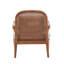 De 2 fauteuils de style Mid-Century moderne avec structure en bois de noyer massif, dossier et sièges grisâtre de soutien pour se détendre à la maison 26,6 po