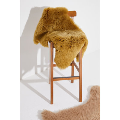 Stasia Solid Colour Sheepskin Area Rug