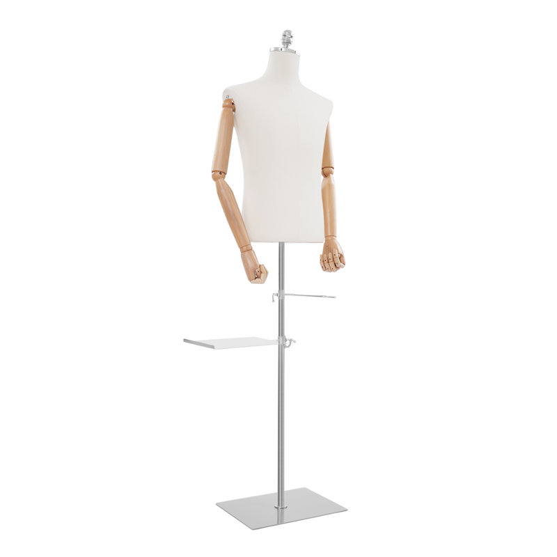 Freestanding Suit Valet Stand, Silver