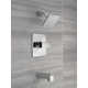 Modern Monitor 14 Series 1-handle Single Function Square Tub & Shower Trim