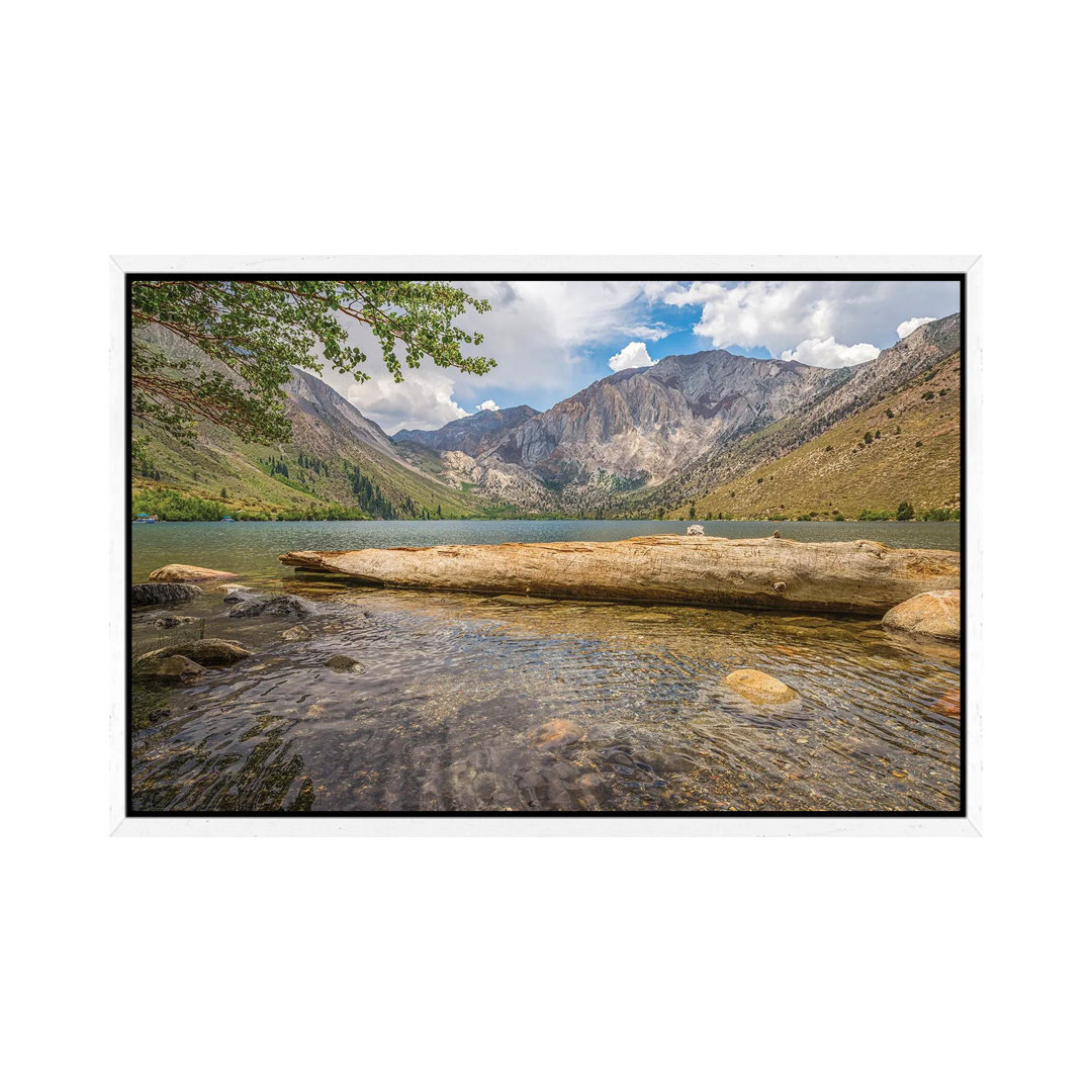 Gefallener Baum am Convict Lake von Joseph S. Giacalone - Galerie-verpackte Leinwand Giclée