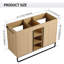 Base de meuble-lavabo double 48 po