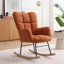 Chaise berçante rembourrée avec siège rembourré et haut dossier Teddy-924000007