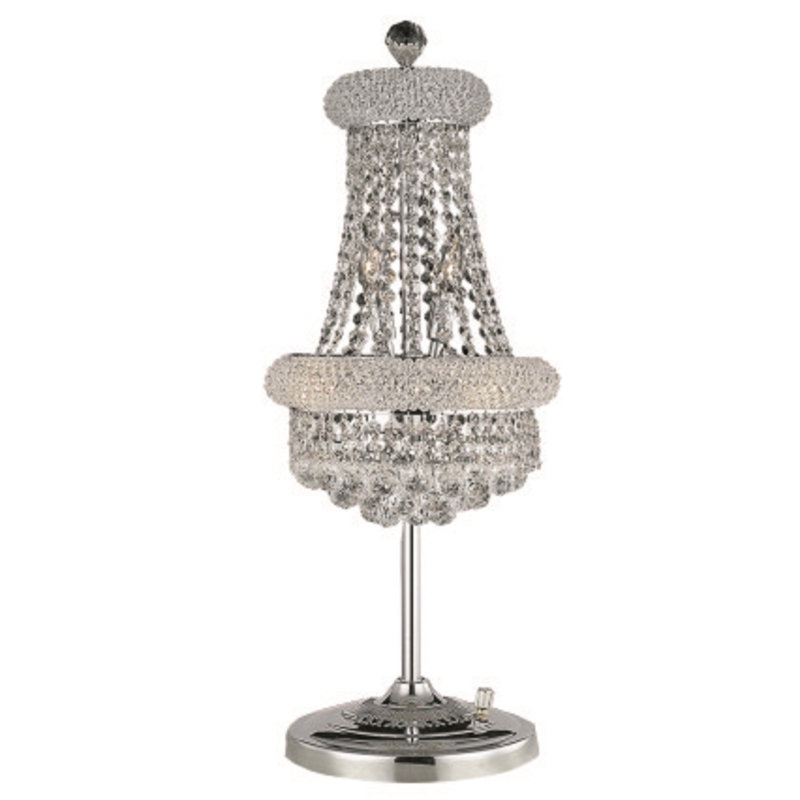 Mckie Metal Table Lamp, Chrome