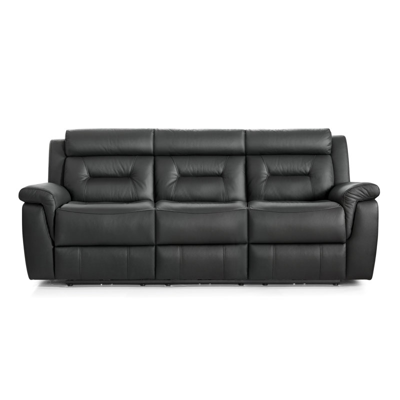 Milan 3 Seater Electric Recliner Black