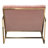 Luxe Accent Chair In Blush Pink Tufted Velvet Fabric With Polished Gold Stainless Steel Frame-116725853-82195272