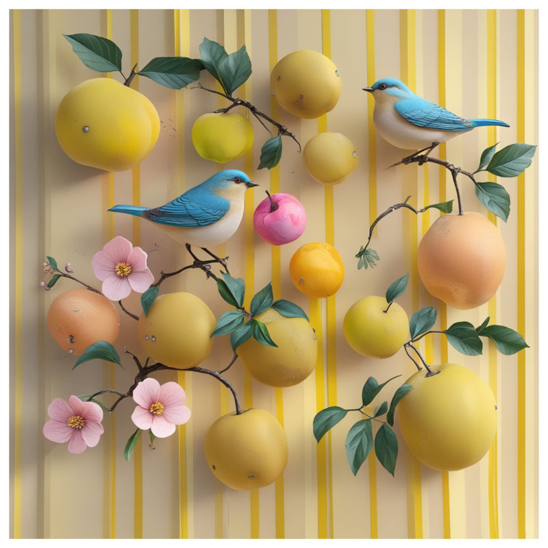 Rideaux de douche Blue Birds, L 70 po x H 72 po