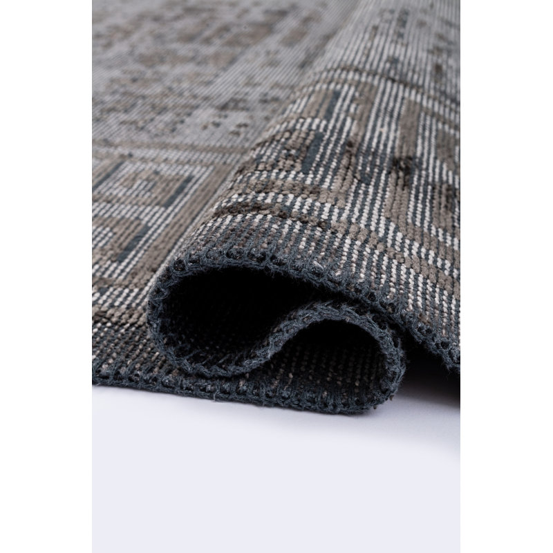 Rapture Gray Camouflage Luxury Area Rug, Rectangle 7'10" x 11'2"