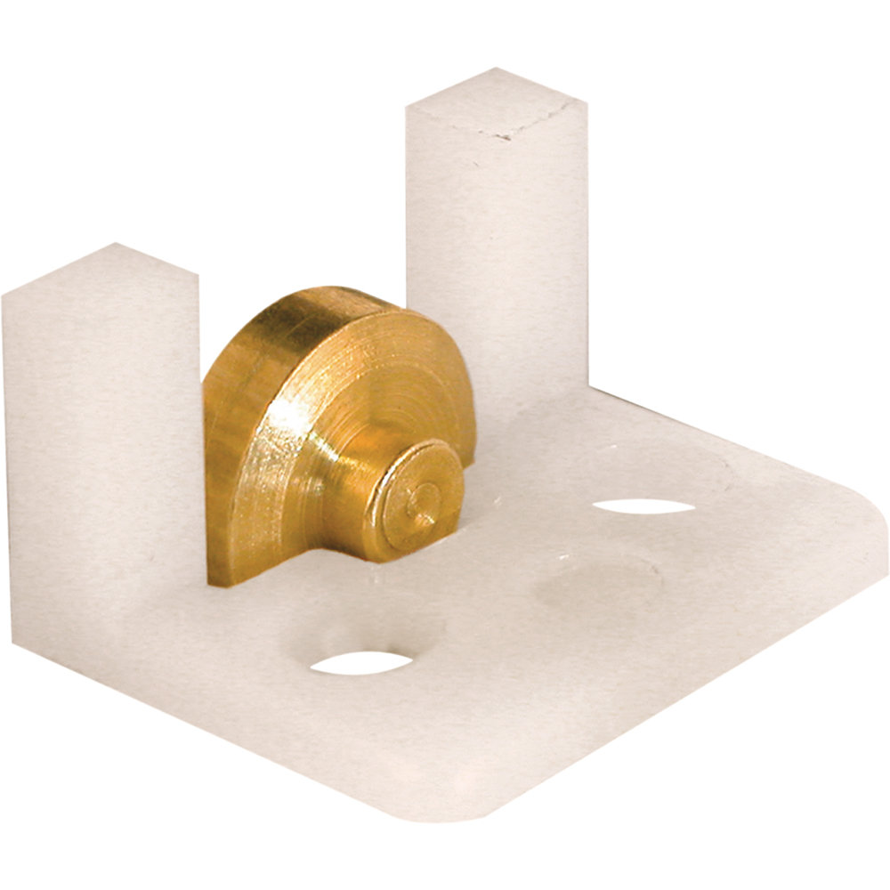 Prime-Line Sliding Window Roller Assembly, 5/16 in. Flat Brass Roller ...