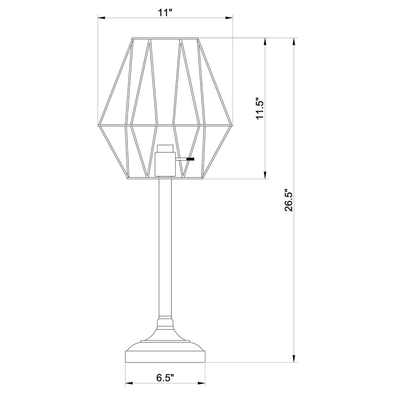 Sikorsky Wood Novelty Lamp