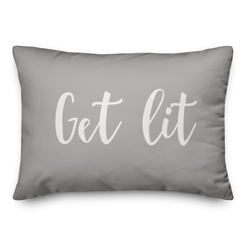  Coussin «Get Lit», Gris