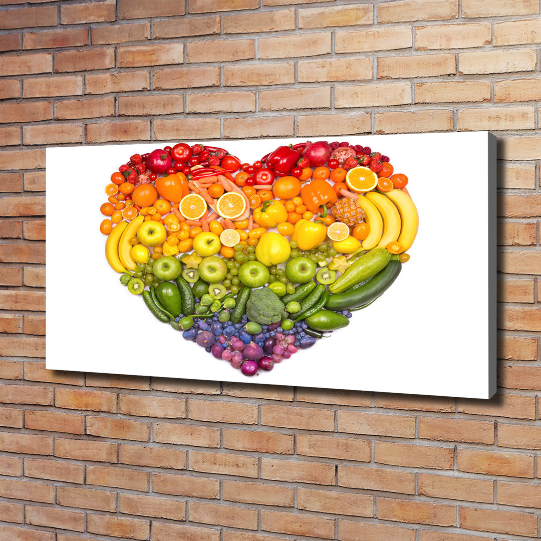 Vegetable Heart - Kunstdrucke auf Leinwand - Wrapped Canvas