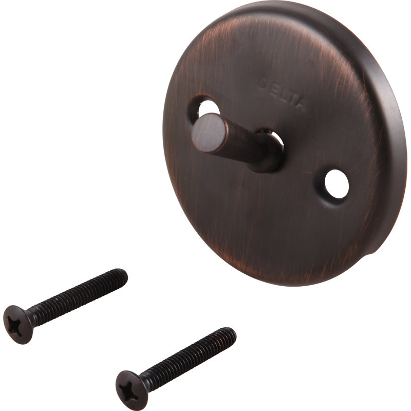Classic Overflow Plate and Screw with Trip Lever, Venetian Bronze