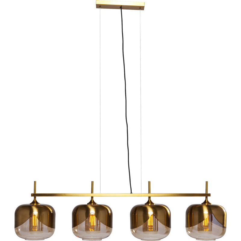 Chrome Goblet Quattro Pendant Light, Ø25Cm, Gold