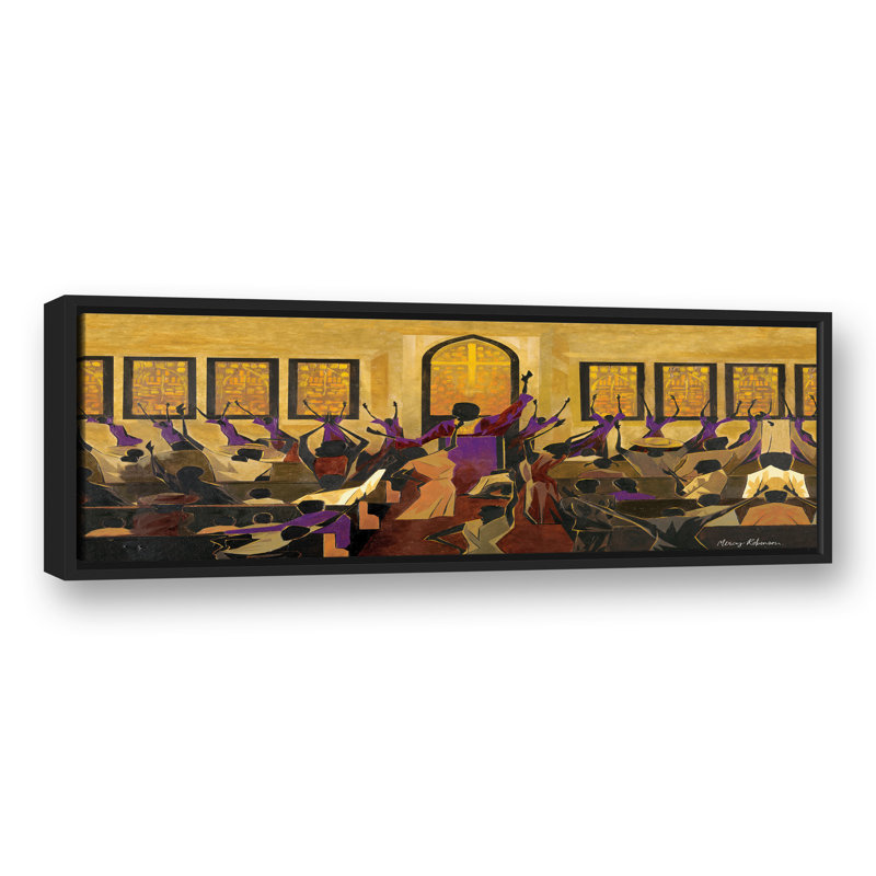 G Church Church Song, reproduction d'art sur toile, H 13,75 po x l 37,75 po
