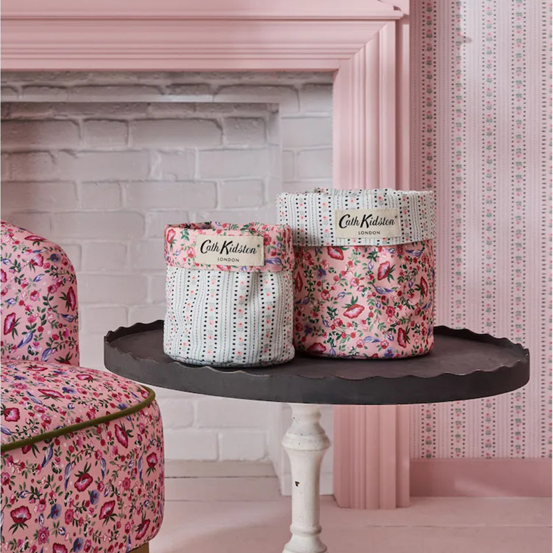 Cath Kidston Set of 2 Floral Reversible Storage Bags
