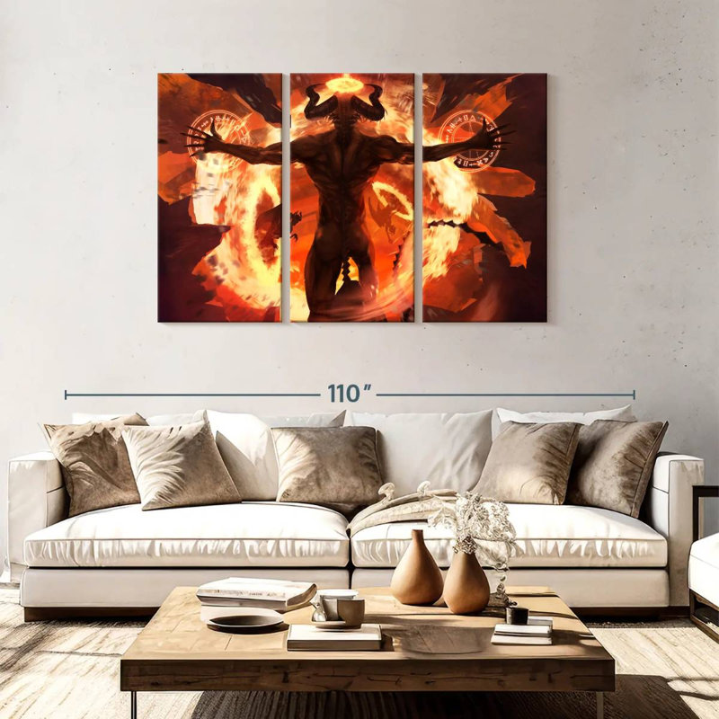 Kelan Demon, 48" H x 74" W
