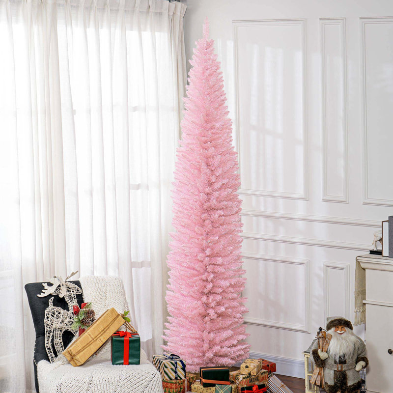 Arbre de Noël artificiel 8 pi avec 618 branches et un pied en plastique