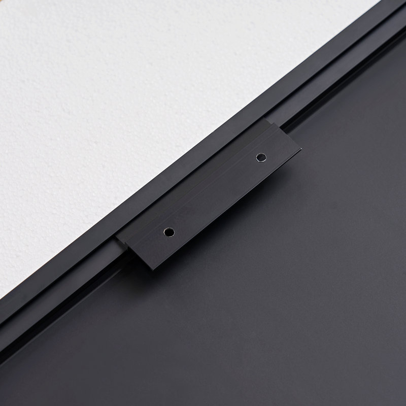 Miroir d'appoint pour mur, miroir de coiffeuse rectangulaire avec cadre en métal, 0,75 po x 60 po
