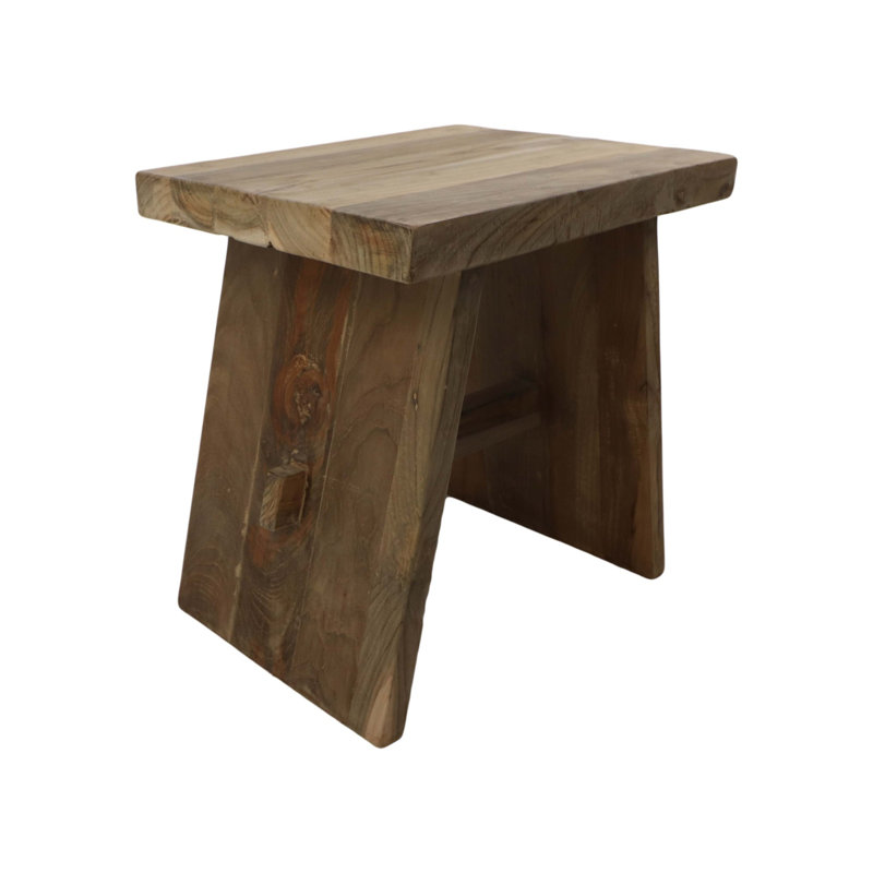 Awudi Solid Wood Accent Stool