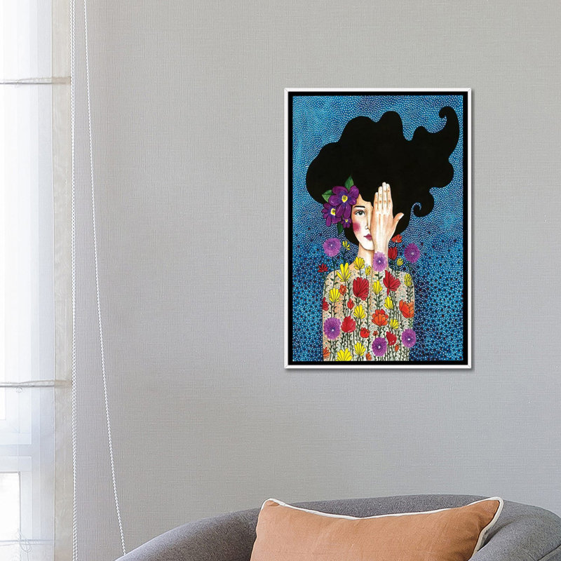 Vous avez perdu des souvenirs par Hülya Özdemir-impression d’art graphique, H 26 po x l 18 po x 1,5 po, Pas de tapis