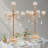 33.8'' H Metal Tabletop Candelabra-2136888711