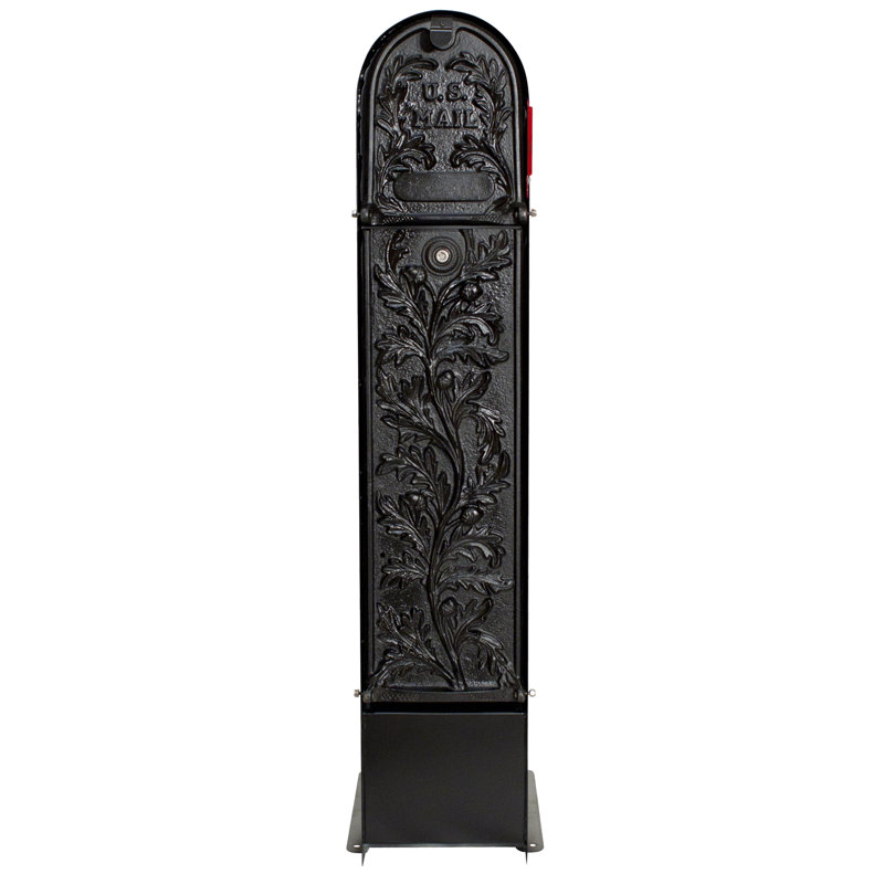 Column Box with Magnetic Closure, Black