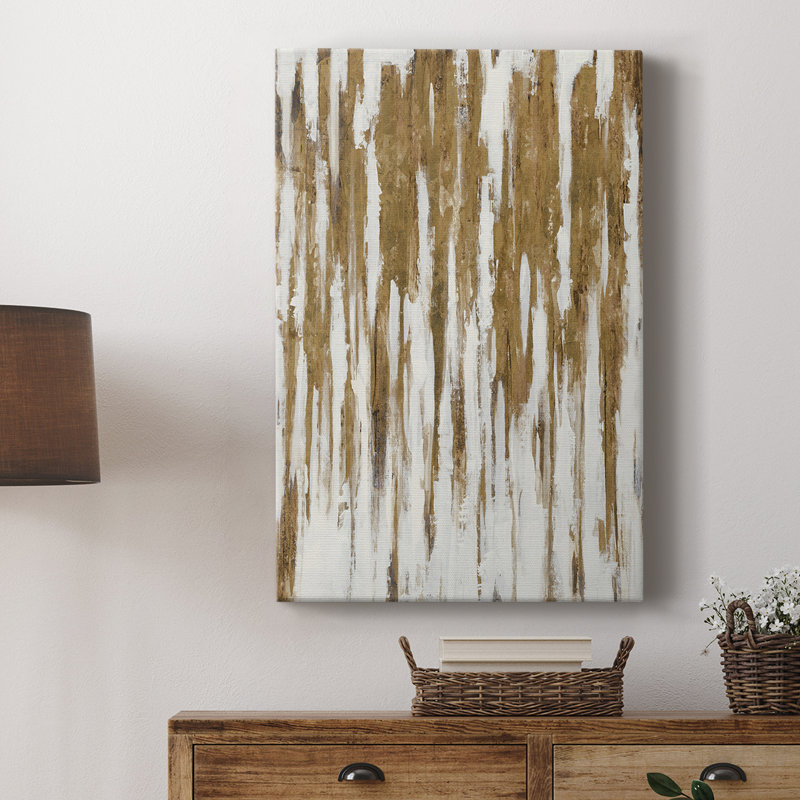 Goldsicles -Gallery Wrapped Cavas, 36" H x 24" W