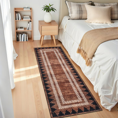 Modern Solid Washable Rug for Entryway, Bedroom, and Living room